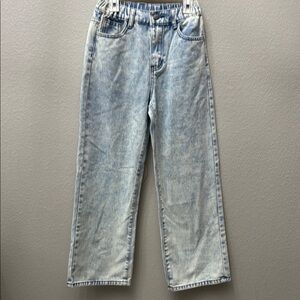 SHEIN Blue High-Waisted Relaxed Jeans